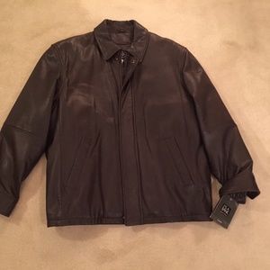 Man's Brown Leather Jacket